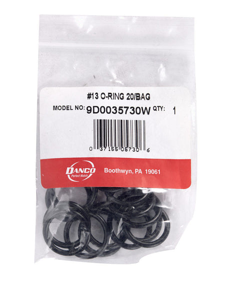 Danco 7/8 in. D X 11/16 in. D Rubber O-Ring 20 pk