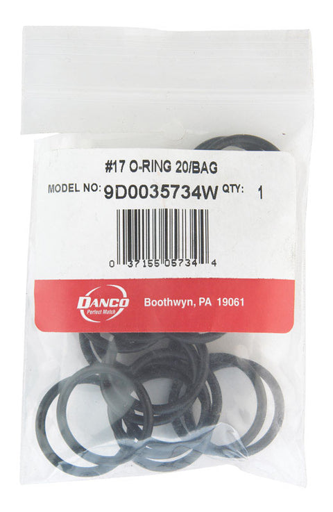 Danco 1-1/16 in. D X 7/8 in. D #17 Rubber O-Ring 20 pk