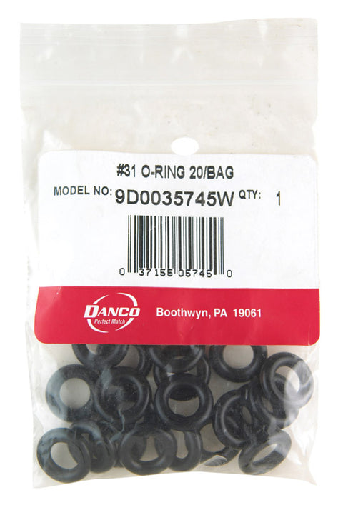 Danco 9/16 in. D X 5/16 in. D #31 Rubber O-Ring 20 pk
