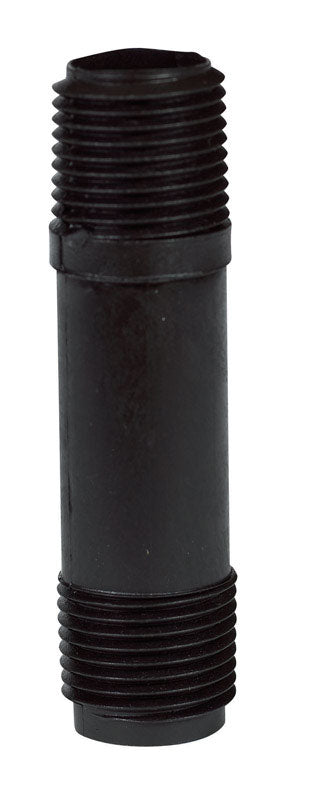 BK Products Schedule 40 1/2 in. MIP X 1/2 in. D MIP Polyethylene 5 in. Nipple 1 pk