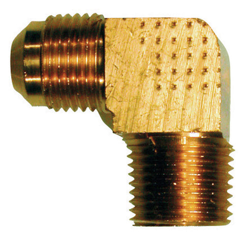 JMF Company 5/8 in. Flare X 1/2 in. D Male Brass Elbow (Pack of 2)