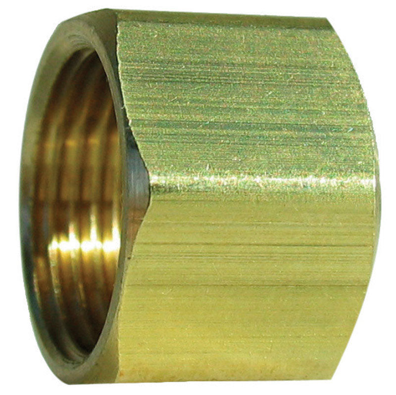 JMF Company 3/16 in. Compression X 3/16 in. D Compression Brass Nut (Pack of 5)