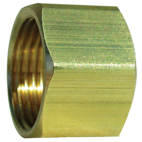 JMF Company 3/16 in. Compression X 3/16 in. D Compression Brass Nut (Pack of 5)
