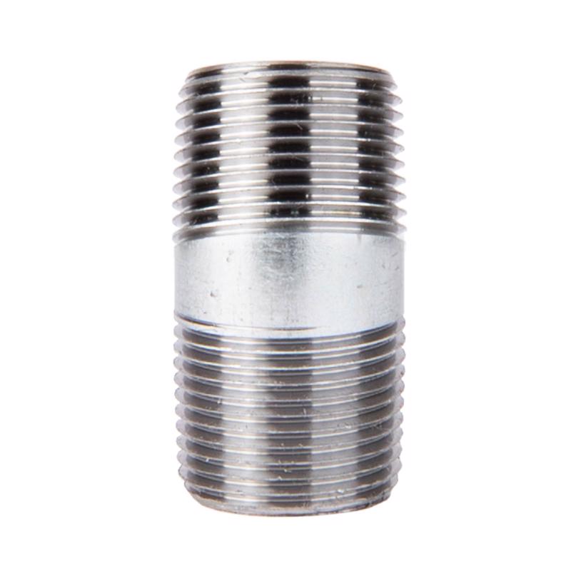 STZ Industries 1/4 in. MIP each X 1/4 in. D MIP Galvanized Steel 2 in. L Nipple (Pack of 5)