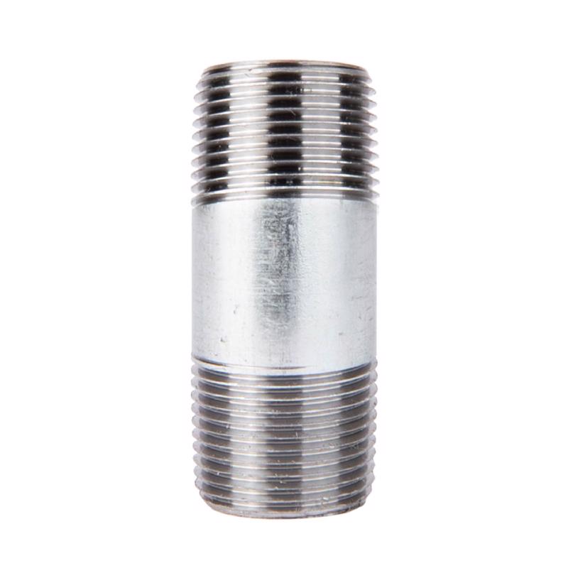 STZ Industries 3/8 in. MIP each X 3/8 in. D MIP Galvanized Steel 2-1/2 in. L Nipple (Pack of 5)