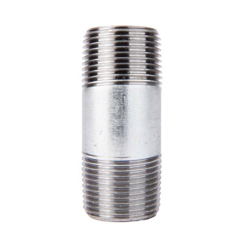 STZ Industries 3/8 in. MIP each X 3/8 in. D MIP Galvanized Steel 2-1/2 in. L Nipple (Pack of 5)