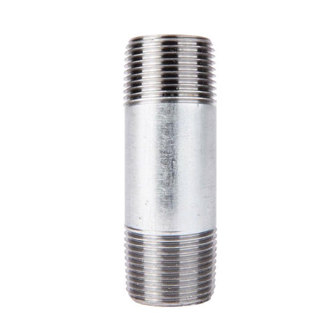 STZ Industries 3/8 in. MIP each X 3/8 in. D MIP Galvanized Steel 3 in. L Nipple (Pack of 5)