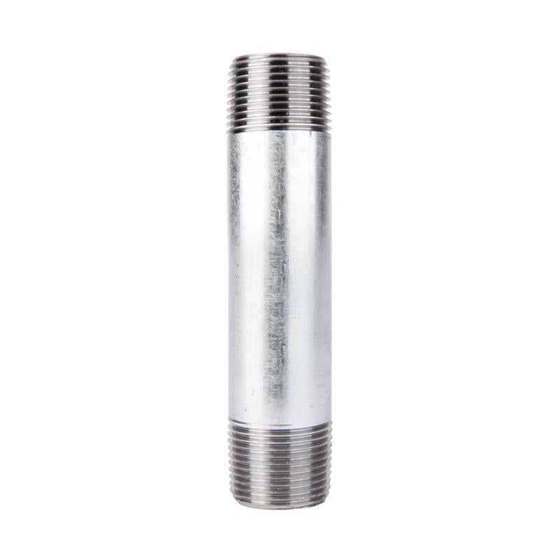 STZ Industries 3/8 in. MIP each X 3/8 in. D MIP Galvanized Steel 4-1/2 in. L Nipple (Pack of 5)