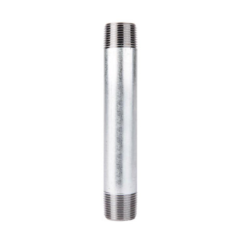 STZ Industries 3/8 in. MIP each X 3/8 in. D MIP Galvanized Steel 6 in. L Nipple (Pack of 5)