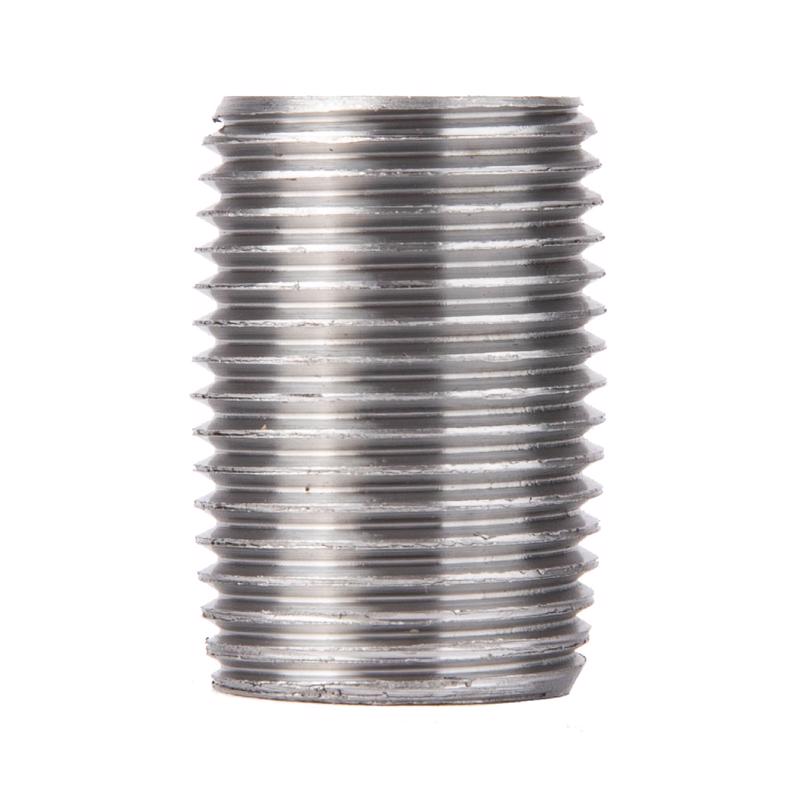 STZ Industries 1/2 in. MIP each X 1/2 in. D MIP Galvanized Steel Close Nipple (Pack of 5)