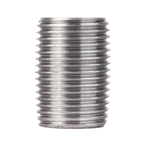 STZ Industries 1/2 in. MIP each X 1/2 in. D MIP Galvanized Steel Close Nipple (Pack of 5)