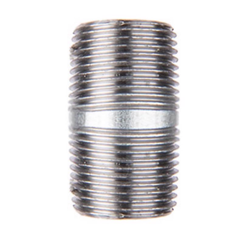 STZ Industries 1/2 in. MIP each X 1/2 in. D MIP Galvanized Steel 1-1/2 in. L Nipple (Pack of 5)