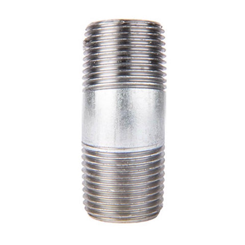 STZ Industries 1/2 in. MIP each X 1/2 in. D MIP Galvanized Steel 2 in. L Nipple (Pack of 5)