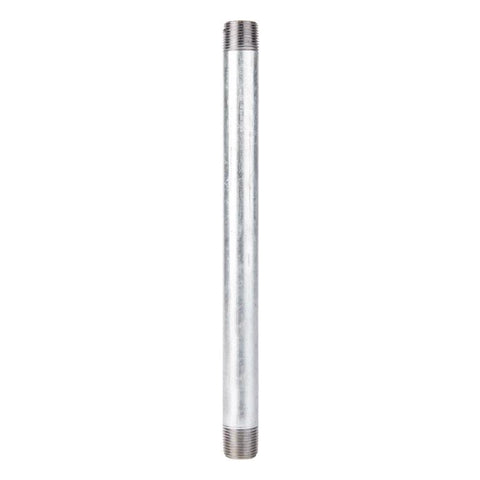 STZ Industries 1/2 in. MIP each X 1/2 in. D MIP Galvanized Steel 10 in. L Nipple