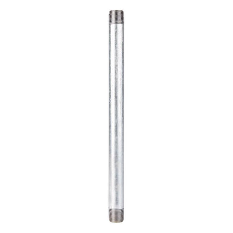 STZ Industries 1/2 in. MIP each X 1/2 in. D MIP Galvanized Steel 12 in. L Nipple