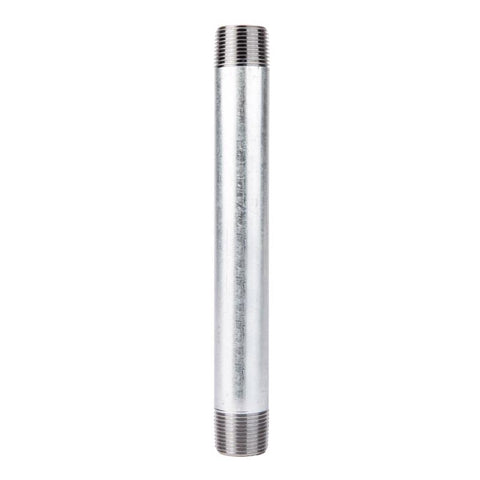 STZ Industries 3/4 in. MIP each X 3/4 in. D MIP Galvanized Steel 8 in. L Nipple