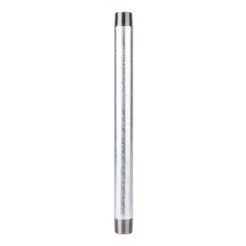 STZ Industries 3/4 in. MIP each X 3/4 in. D MIP Galvanized Steel 12 in. L Nipple