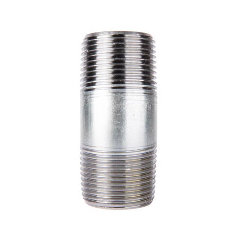 STZ Industries 1 in. MIP each X 1 in. D MIP Galvanized Steel 3 in. L Nipple (Pack of 5)