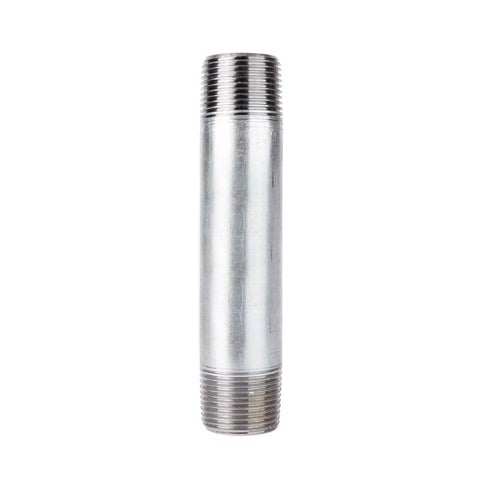 STZ Industries 1 in. MIP each X 1 in. D MIP Galvanized Steel 6 in. L Nipple (Pack of 5)