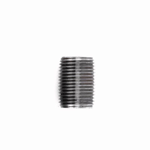 STZ Industries 1/4 in. MIP each X 1/4 in. D MIP Black Steel Close Nipple (Pack of 5)