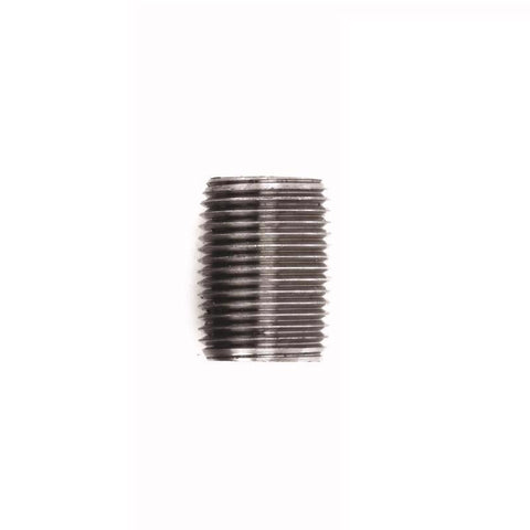 STZ Industries 1/2 in. MIP each X 1/2 in. D MIP Black Steel Close Nipple (Pack of 5)