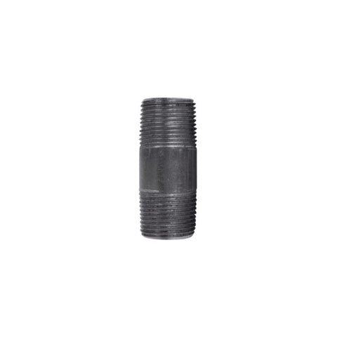 STZ Industries 3/4 in. MIP each X 3/4 in. D MIP Black Steel 2-1/2 in. L Nipple (Pack of 5)