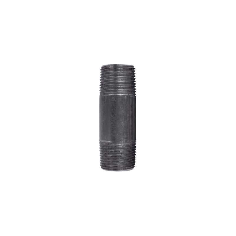 STZ Industries 3/4 in. MIP each X 3/4 in. D MIP Black Steel 3 in. L Nipple (Pack of 5)