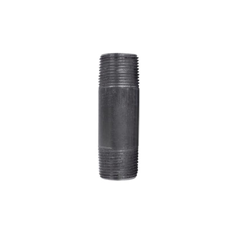 STZ Industries 3/4 in. MIP each X 3/4 in. D MIP Black Steel 3-1/2 in. L Nipple (Pack of 5)