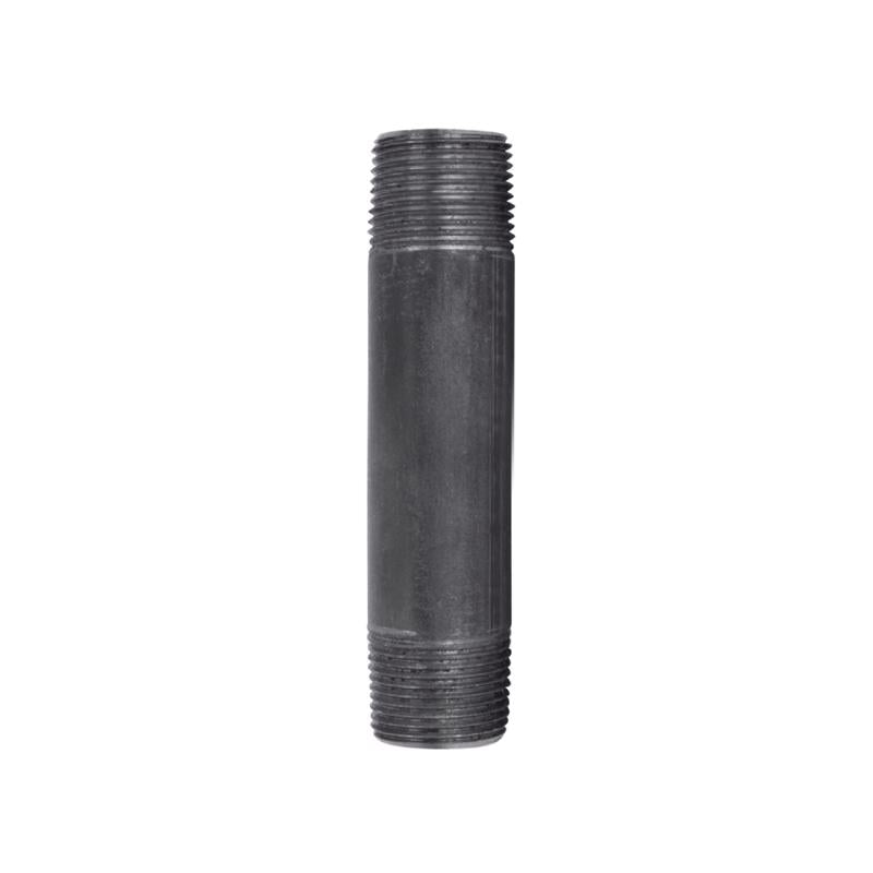 STZ Industries 3/4 in. MIP each X 3/4 in. D MIP Black Steel 4-1/2 in. L Nipple (Pack of 5)