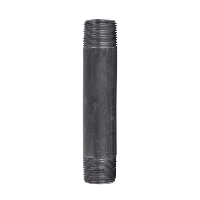 STZ Industries 3/4 in. MIP each X 3/4 in. D MIP Black Steel 5 in. L Nipple (Pack of 5)