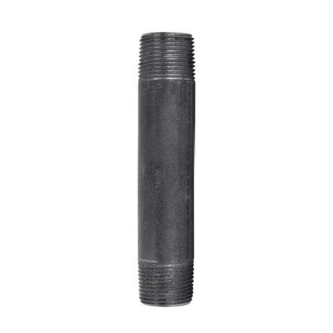 STZ Industries 3/4 in. MIP each X 3/4 in. D MIP Black Steel 5 in. L Nipple (Pack of 5)