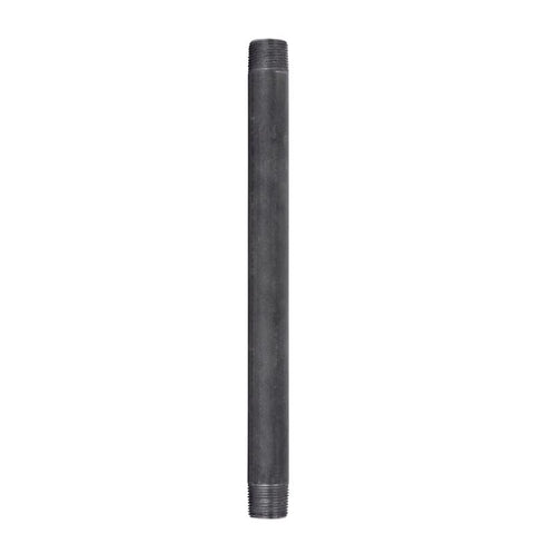 STZ Industries 3/4 in. MIP each X 3/4 in. D MIP Black Steel 12 in. L Nipple