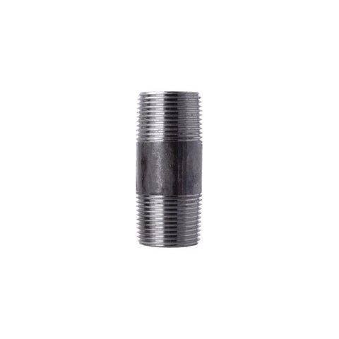 STZ Industries 1 in. MIP each X 1 in. D MIP Black Steel 3 in. L Nipple (Pack of 5)