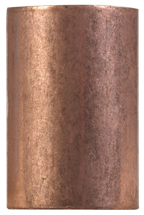 NIBCO 3/4 in. Sweat X 3/4 in. D Sweat Copper Coupling with Stop 1 pk (Pack of 25)