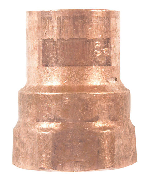 NIBCO 1/2 in. Copper X 1/2 in. D FPT Copper Pipe Adapter 1 pk (Pack of 25)