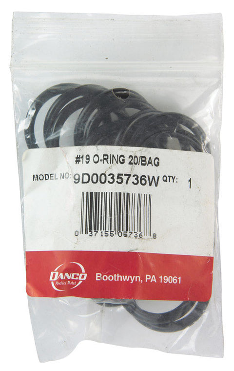 Danco 1-1/4 in. D X 1 in. D #19 Rubber O-Ring 1 pk