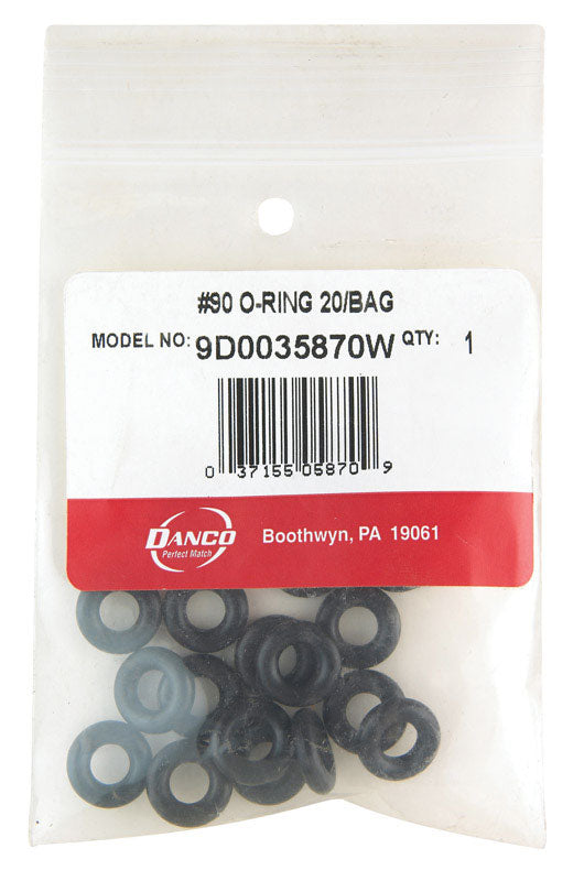Danco 1/2 in. D X 1/4 in. D #90 Rubber O-Ring 1 pk