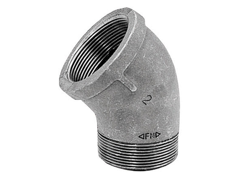 Codo de calle de hierro maleable galvanizado Anvil de 3/4 pulg. FPT X 3/4 pulg. D FPT