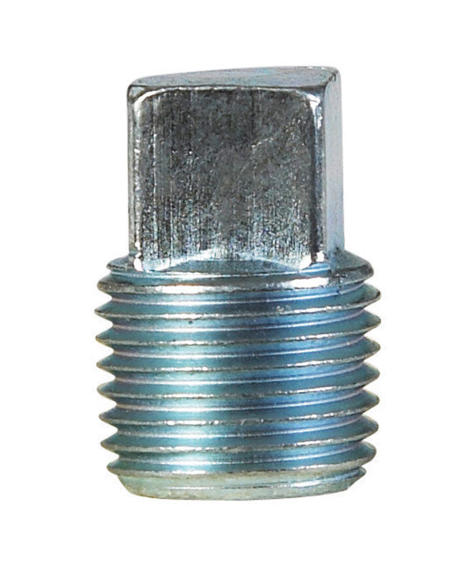 Billco Corporation 1/8 in. MPT Galvanized Square Head Plug (Pack of 5)