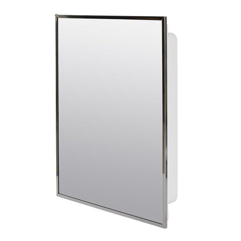 Zenna Home 20-1/8 in. H X 16-1/8 in. W X 3.25 in. D Rectangle Medicine Cabinet/Mirror