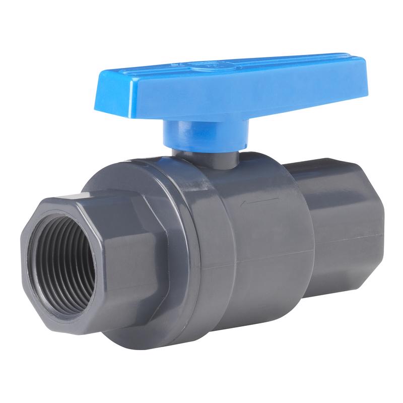 Homewerks 1/2 in. PVC FIP Ball Valve Full Port Quarter-Turn Lever For Potable Water