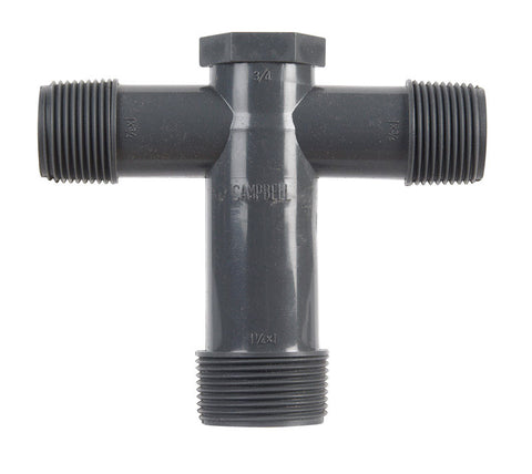 Campbell PVC 1 in. Tank Cross