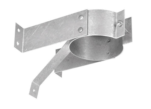 DuraVent 3 in. X 3 in. X 3 in. Galvanized Steel Tee Support Bracket (Pack of 6)