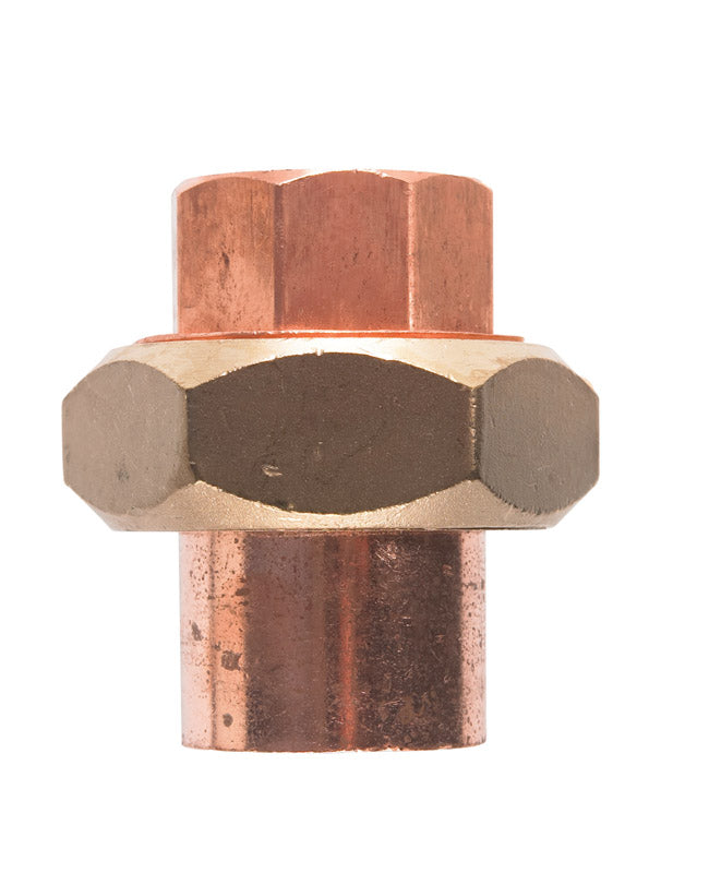 NIBCO 1-1/4 in. Sweat X 1-1/4 in. D Sweat Copper Union 1 pk