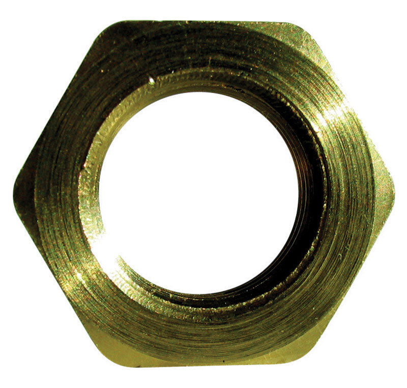 JMF Company Pipe Lock Nut 1/4 in. Brass (Pack of 5)