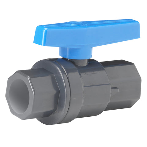 Homewerks 1/2 in. PVC Slip Ball Valve Full Port Quarter-Turn Lever For Potable Water