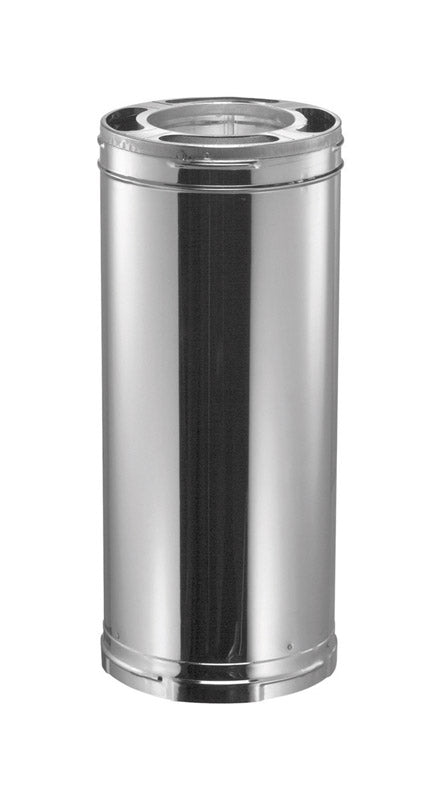 DuraVent DuraPlus 6 in. D X 24 in. L Aluminum/Galvanized Steel Chimney Pipe