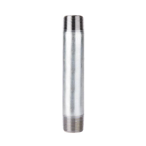 STZ Industries 2 in. MIP each X 2 in. D MIP Galvanized Steel 7 in. L Nipple