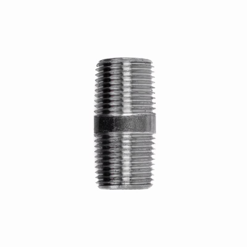 STZ Industries 1/8 in. MIP each X 1/8 in. D MIP Black Steel 1-1/2 in. L Nipple (Pack of 5)