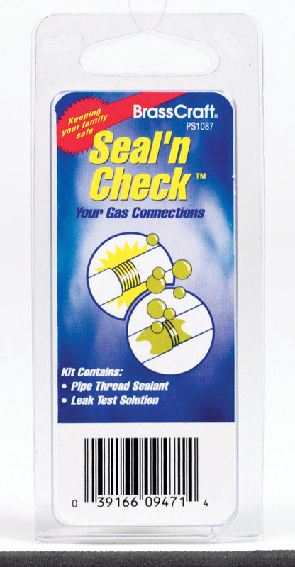 Seal-N-Check Clear Gas Connector Sealant Kit (Pack of 10)